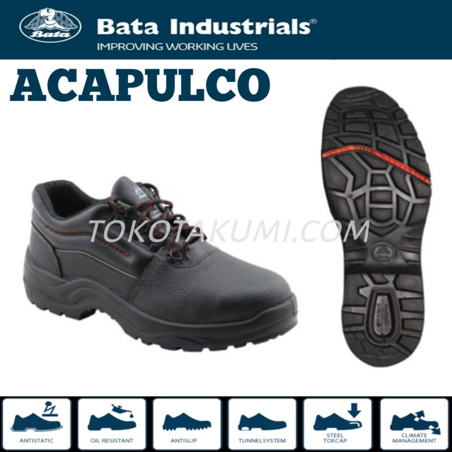 Sepatu Safety Bata Acapulco Toko Takumi